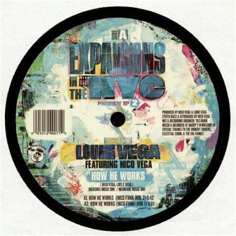 Louie Vega Expansions In The Nyc Preview Ep 2 12 Vinyl Ear Candy