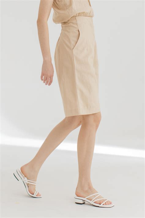 Kivee Karlita Longline Pants Nude