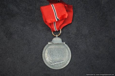 SMGL 2431 Ost Medal By S L Marked 4 SOLD War Relics Buyers And