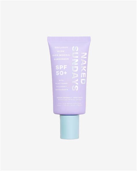 Naked Sundays SPF50 Collagen Glow Mineral Perfecting Priming Lotion Luxurious Wellniss