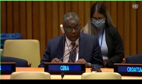 76 Agnu Intervención De La Delegación De Cuba En El Diálogo