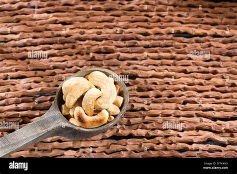 Natural And Roasted Cashew Nut Anacardium Occidentale Stock Photo Alamy