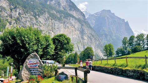 Campingplatz Jungfrau In Berner Oberland Lauterbrunnen Mobilheime