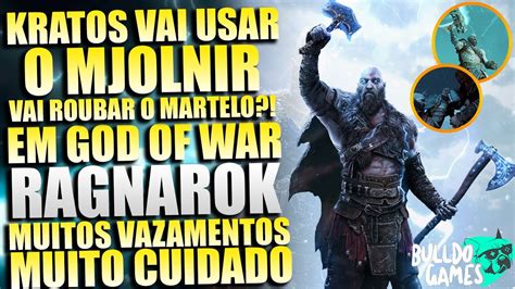 God Of War Ragnarok Kratos Vai Usar O Mjolnir Cuidado Com