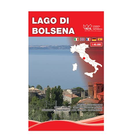 Lago Di Bolsena Carta Tematica Turistico Stradale Scala 1 40 000