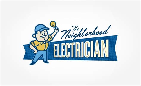 The Neighborhood Electrician | Graphic D-Signs | Retro logo design ...