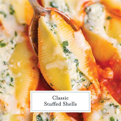 Ricotta Stuffed Shells Recipe Savory Experiments