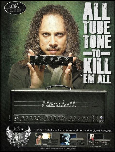 Metallica Kirk Hammett Signature Randall RM100KM Guitar 2010