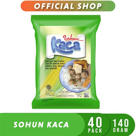 Jual Kaca Sohun 140 Gr X 40 Pack 1 Karton Shopee Indonesia