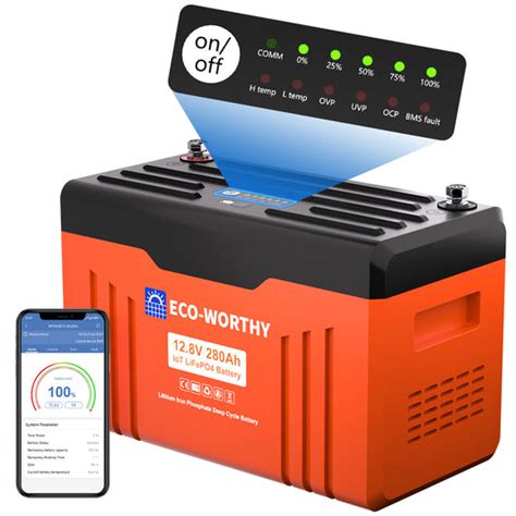 12V Smart LiFePO4 – eco-worthy-es