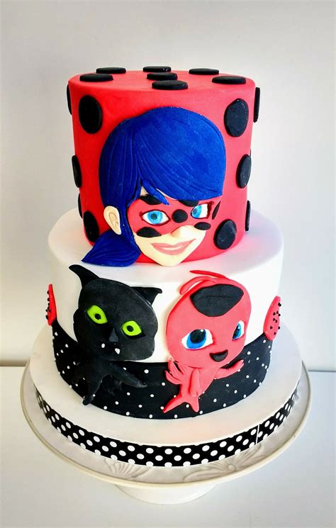 Miraculous Ladybug Cake Ladybug Cakes Owl Cakes Bolo Lady Bug Edible