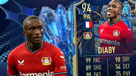 รีวิว Moussa Diaby Tots💎 Fifa 23 Ultimate Team Youtube