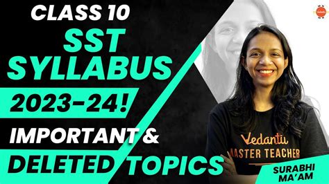 Class 10 CBSE SST Syllabus For 2023 24 Important And Deleted Topics