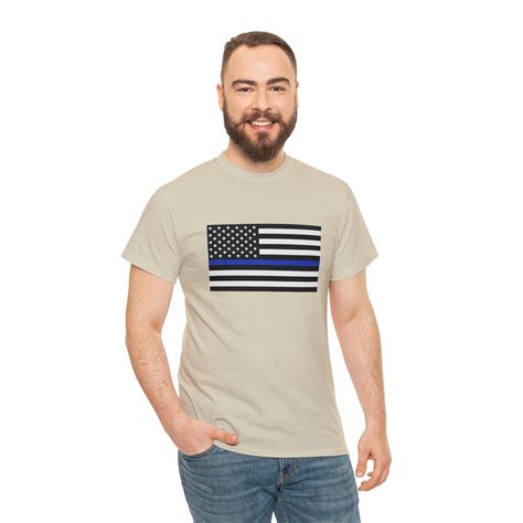 Thin Blue Line Flag Shirt Thin Blue Line Flag T Shirt Thin Etsy