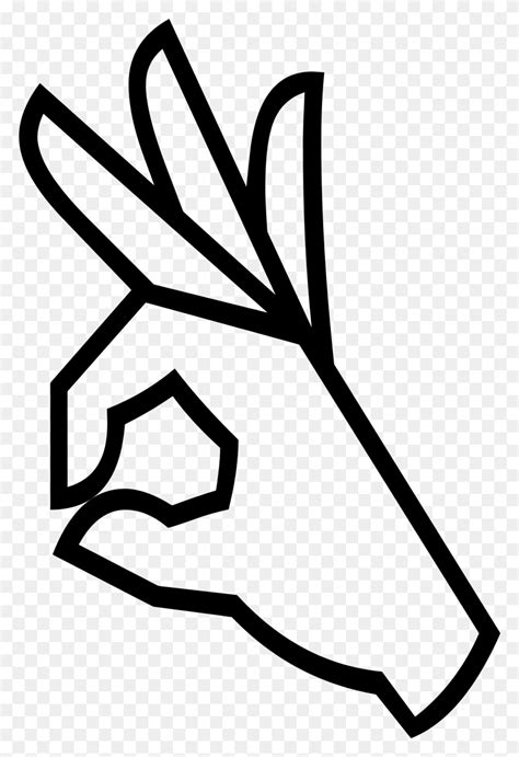 Ok Hand Sign Icons Png - Okay Emoji PNG - FlyClipart