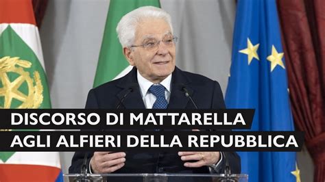 Mattarella Alla Cerimonia Di Consegna Degli Attestati DOnore Di