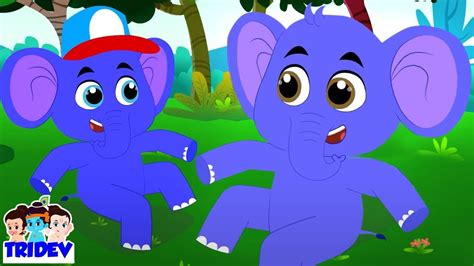 Ek Mota Hathi एक मोटा हाथी Hindi Nursery Rhyme For Kids Youtube