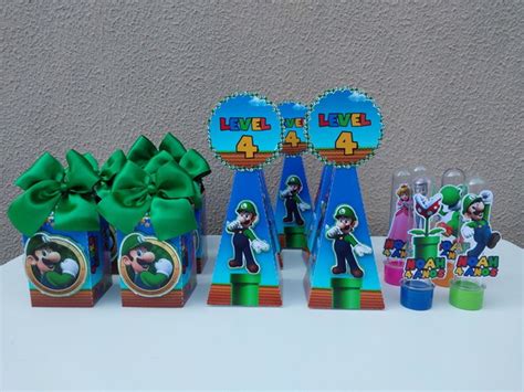 Kit Festa Luigi Mário e Luigi Super Mário Elo7