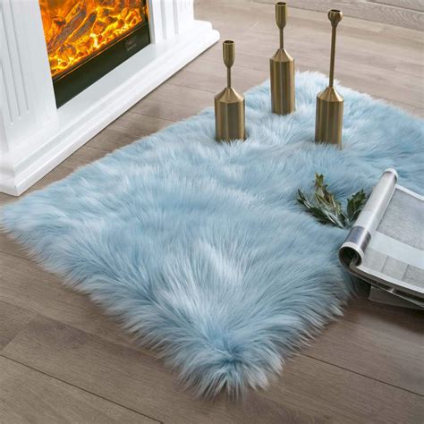 Amazon Ashler Faux Fur Rug Fluffy Shaggy Area Rug Ultra Soft X