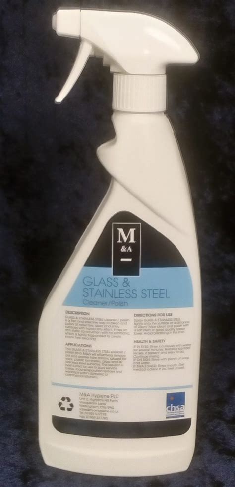 Glass And Stainless Steel Cleaner 750ml Factor O Ltd