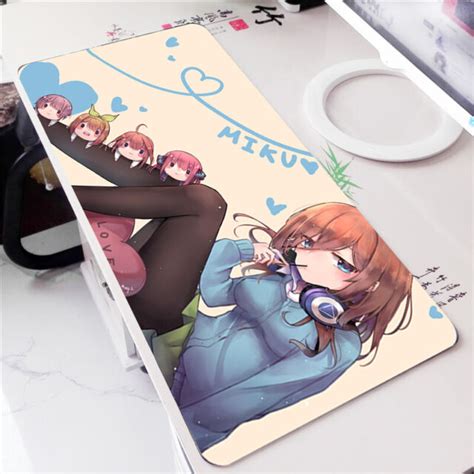 The Quintessential Quintuplets Nakano Miku Anime Mouse Pad Gaming Mat