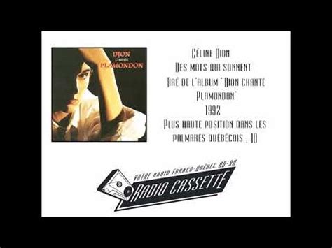 C Line Dion Des Mots Qui Sonnent Youtube