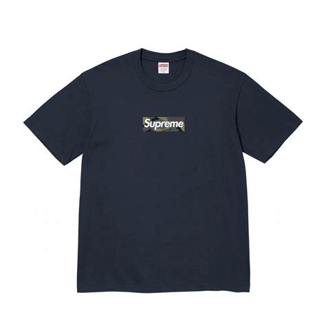 Supreme Supreme Box Logo Tee Navy ボックスロゴ ネイビー Lの通販 By ヒs Shop｜シュプリームならラクマ