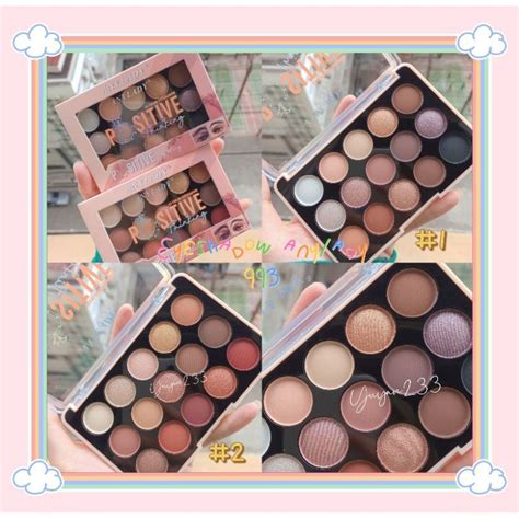 Anylady Colors Nude Matte Shimmer Eyeshadow Palette Positive Thingking Warna No