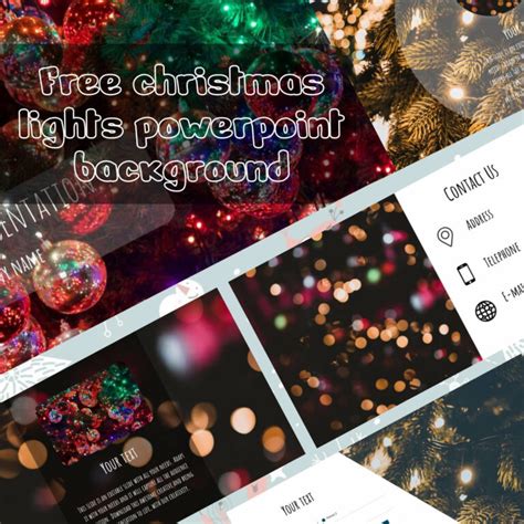 Free Christmas Lights Powerpoint Background – MasterBundles