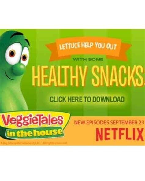 Free VeggieTales Fresh, Healthy Activity Sheets - Saving Dollars and Sense