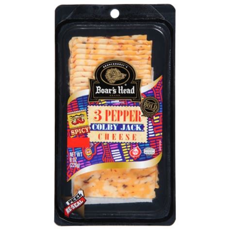 Boar S Head 3 Pepper Colby Jack Cheese 8 Oz Pay Less Super Markets