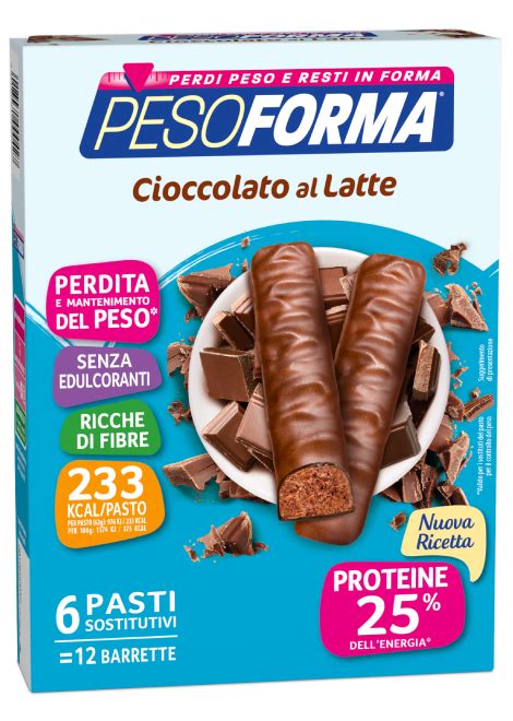 Barrette Al Cioccolato Al Latte Pesoforma