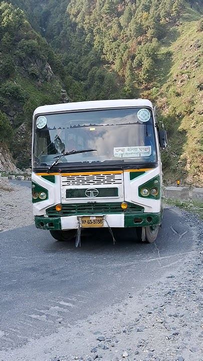 Himachal Roadways Transport Corporation Hrtc Bus In Himachal Hills