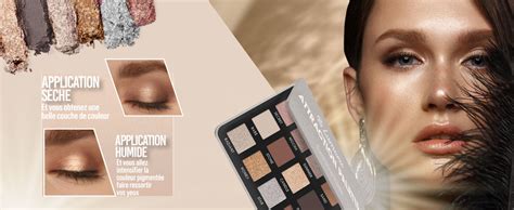 Fard À Paupière Palette Maquillage Yeux Nude Smokey Eyes 12 Couleurs Shimmer Mat Ultra