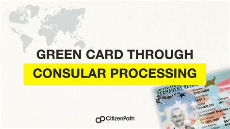 How To Apply For A Green Card Via Consular Processing Youtube