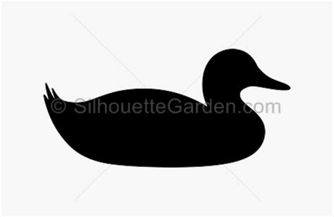 Duck Silhouette - Mallard Duck Silhouette Clip Art, HD Png Download ...