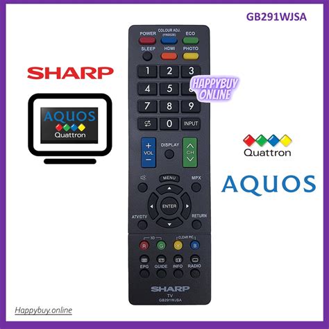 Sharp Aquos LED TV Remote Control GB291WJSA TV Remote Control Sharp