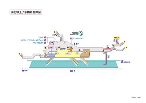 王子駅 : 地図・構内図 | スムーズメトロ