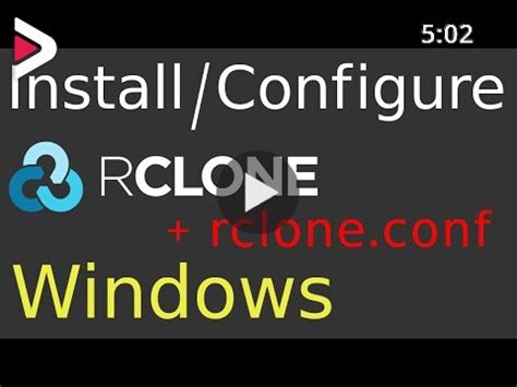 Install RClone in Windows | How to configure RClone in Windows | Create rclone.conf file in ...