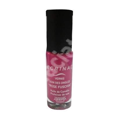 Lac Colorat Pentru Unghii Ecrinal Rose Fuschia 6 Ml Asept Farmacia