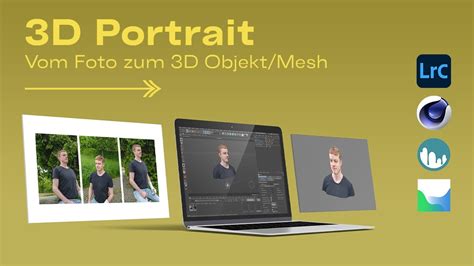 3D PORTRAIT Anleitung Vom Foto Zum 3D Objekt Mesh Agisoft Cinema