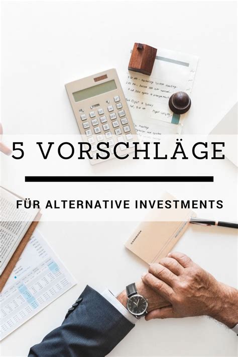 Vorschl Ge F R Alternative Investments Grundlagen Investment Geld