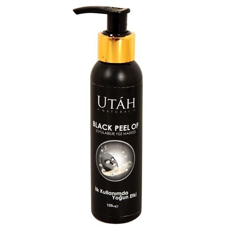 Utah Soyulabilir Siyah Maske 125 ml Utah Kozmetik Kişisel Bakım