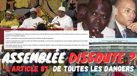 Leeral Ci Article Tass Assembl E Arrangement Khalifa Sall Et