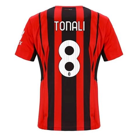 Ac Milan Tonali Thuis Shirt Korte Mouw Voetbalpakje