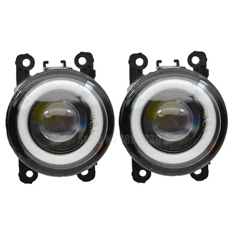 2PC Pair Super Bright LED Fog Light With Angel Eye For Ford Focus MK2 3