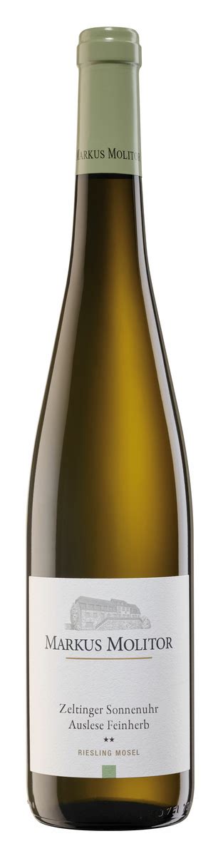 Markus Molitor Jubileumsvin No 1 Zeltinger Sonnenuhr Riesling Auslese