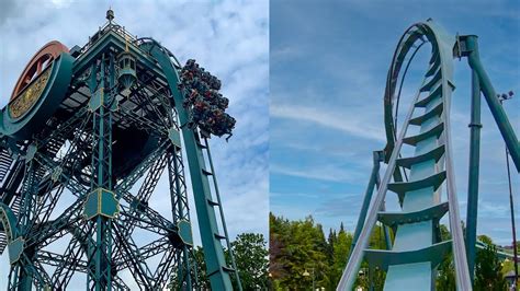 Baron 1898 Roller Coaster Multi Angle 4K POV Efteling Theme Park