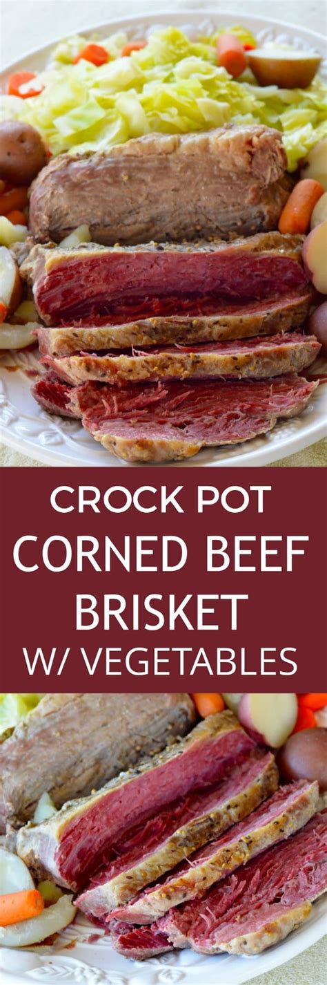 Crock Pot Corned Beef Brisket with Vegetables - Brooklyn Farm Girl