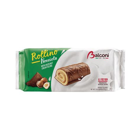 Balconi Rollino With Hazelnut Cream Filling Made In Eatalia